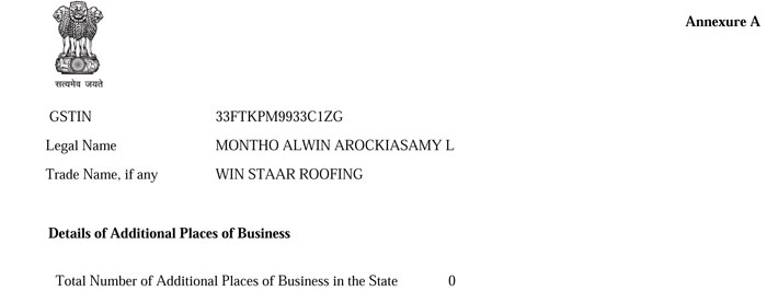 winstaar roofing registered certificate